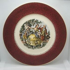 Imperial by Salem 10 3/4" Service Plate Charger (SLM32 Maroon )